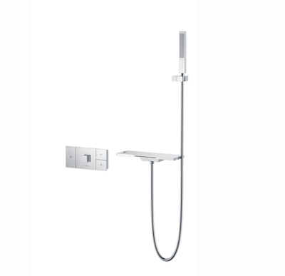 Vincea Встраиваемая душевая система Vincea Futura VSFW-2F110TCH с термостатом, хром VSFW-2F110TCH