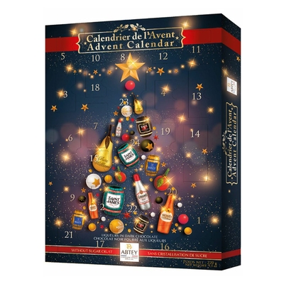 ABTEY Адвент-календарь Abtey Christmas Magic ассорти изысканных конфет с алкоголем, 270г 