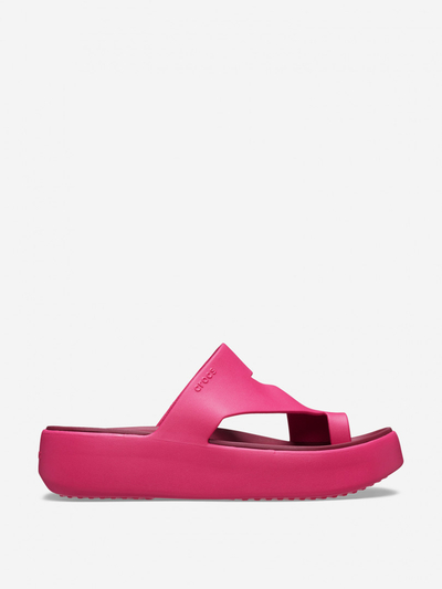crocs Сандалии женские Crocs Getaway Platform Toe Loop, Розовый 210834C1G-6ZQ