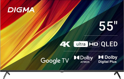 Digma QLED телевизоры Digma DM-LED55UQB31 Smart 