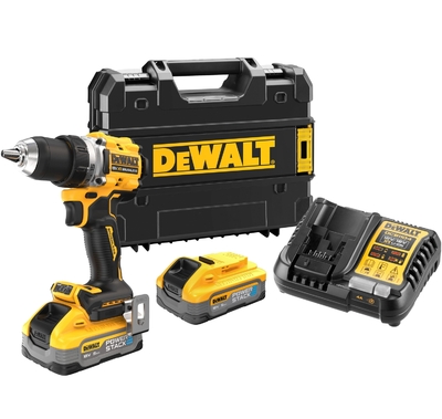DeWalt Аккумуляторная дрель-шуруповерт DEWALT DCD800H2T, 18 В, 2000 об/мин, с 2 АКБ 5 Ач и ЗУ, в кейсе TSTAK (DCD800H2T-QW) 