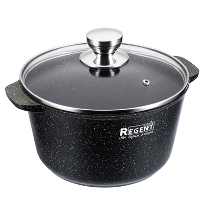 Regent inox Кастрюля со стеклянной крышкой 5,8 л Regent intox Cosmo Regent inox PSK-93-AL-CS-4-26