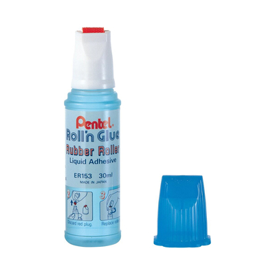 Pentel Клей роликовый Pentel "Roll'N Glue" 30 мл, голубой корпус ER153-S