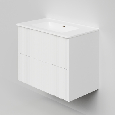 La Fenice Тумба под раковину La Fenice Terra TWIN 80 см FNC-01-TER-B-80-2 подвесная, Bianco FNC-01-TER-B-80-2