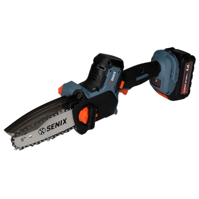 SENIX Мини-пила цепная аккумуляторная Senix CSX2-M3-EU, X2 20V, 12см, 1 акб, 1зу 