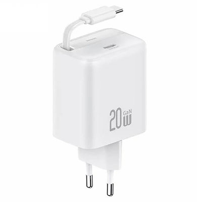 Usams Зарядное устройство Usams CC233 20W 0.8 м (CC233TC02) белый 
