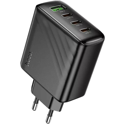 Hoco Зарядное устройство Hoco CS27A 1USB+3Type-C черный (39842) 