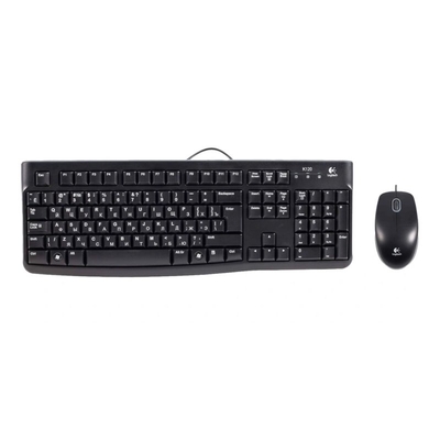 Logitech Комплект клавиатура + мышь Logitech MK120 Desktop 