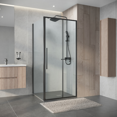 Niagara Душевой уголок Niagara Nova 90x90 NG-34-9AGR-A90GR-34 стекло прозрачное, профиль графит матовый NG-34-9AGR-A90GR-34