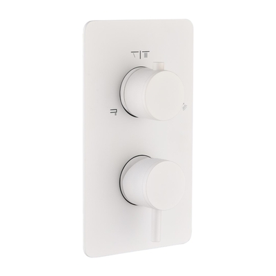 Boheme Встраиваемый смеситель для душа Boheme CELL 135-2-MW белый, с термостатом 135-2-MW