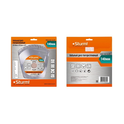 Sturm Диск пильный Sturm 9020-140-16-24T 