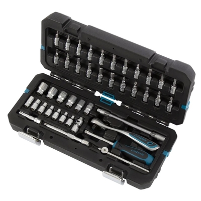 Gross Набор инструментов Gross (1/4", CrV, 120 зубьев, 42 предмета) 14146 