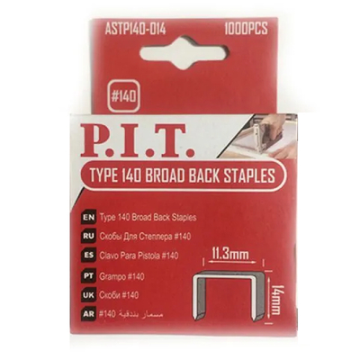 P.i.t. Скобы для степлера P.I.T. (тип 140, 14 мм, 1000 шт в уп.) ASTP140-014 