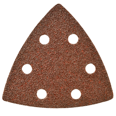 P.i.t. Лист шлифовальный P.I.T. , дельтавидный, 93x93x93 мм, P320, 6 отверстий, липучка, 10 шт в уп. APLS07-D0320 