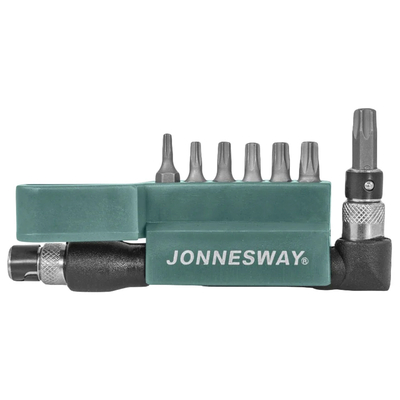 Jonnesway Комплект вставок-бит Jonnesway S08H2S8S 1/4"DR TORX®, T10-T40, c Г-образным приводом, 8 предметов 047463 