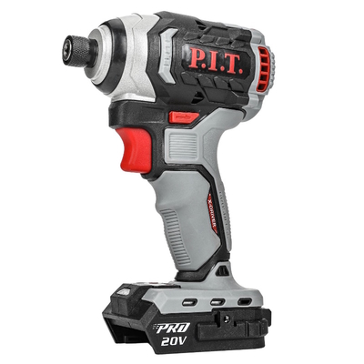 P.i.t. Винтоверт аккумуляторный P.I.T. IMPACT , бесщёточный, 20В, 170Нм, HEX 1/4", 1х2Ач, ЗУ, кейс PSD20H-170A/1 