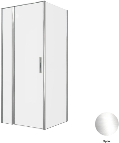 Allen Brau Душевой уголок Allen Brau Priority 90x80 3.31025.00 + 3.31040.00 стекло прозрачное, профиль хром, без поддона 3.31025.00 + 3.31040.00