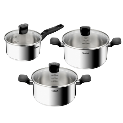 Tefal Набор посуды Tefal Confidence 3 предмета G764S674 G764S674