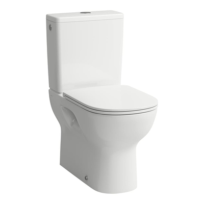 Laufen Напольный унитаз Laufen Lua 8.2408.1.000.000.1 безободковый, сиденье микролифт, белый 8.2408.1.000.000.1