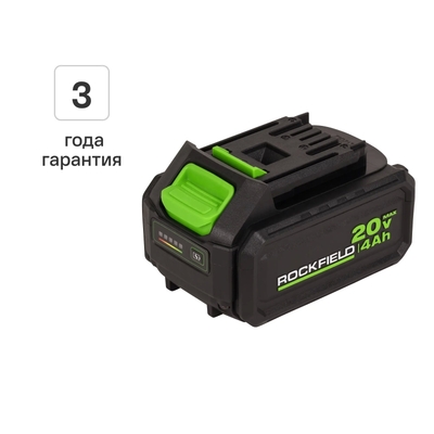 ROCKFIELD Аккумулятор Rockfield RF20B4, 20 В Li-ion 4 Ач RF20B4