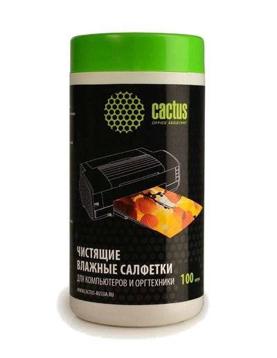 CACTUS Чистящие салфетки CACTUS CS-T1002 