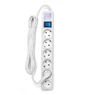 Power Cube Сетевой фильтр Power Cube 5.0м 6 розеток 16А/3.5кВт SPG(5+1)-16B-5М