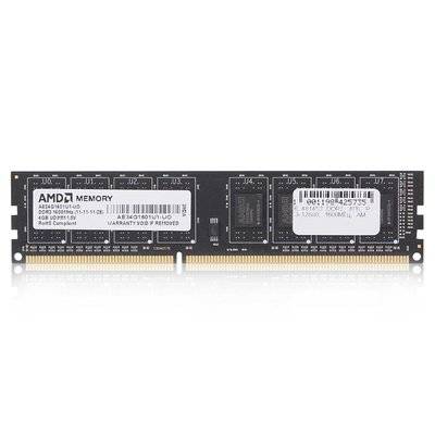 Amd DIMM DDR3, 4ГБ, AMD R534G1601U1S-UO DDR3 PC3-12800 4Gb R534G1601U1S-UO