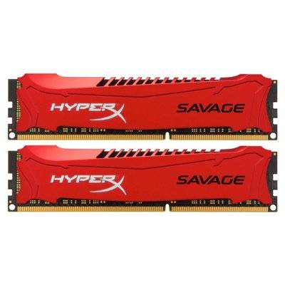 Kingston DIMM DDR3, 16ГБ (2x8ГБ), Kingston HyperX SAVAGE, HX316C9SRK2/16 Savage 1600 HX316C9SRK216