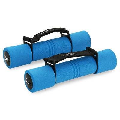 STARFIT Гантель неопреновая STARFIT 2 кг, синяя (пара) DB-203 4670017713352
