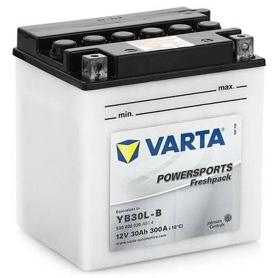 Varta Аккумулятор VARTA Powersport 12V 530 400 030 (YB30L-B) FP -30Ач 530400030A514 