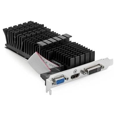 Gigabyte Видеокарта GIGABYTE GeForce® GT 710, , 1ГБ, GDDR3, Retail GV-N710SL-1GL 
