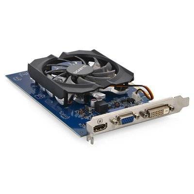 Gigabyte Видеокарта GIGABYTE GeForce® GT730, , 2ГБ, GDDR3, Retail GV-N730D3-2GI 