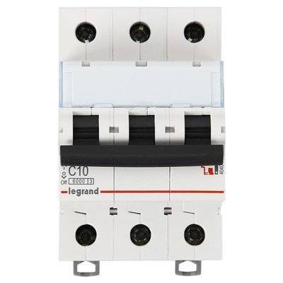 Legrand Выключатель автоматический Legrand TX3 3п C 10А 6кА GWB 2542 3п C 10А TX3 6кА 404054