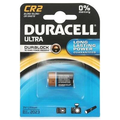 Duracell батарейка CR2 Ultra 1шт. Duracell литиевая CR2 BL1 CR2 GP B0001378