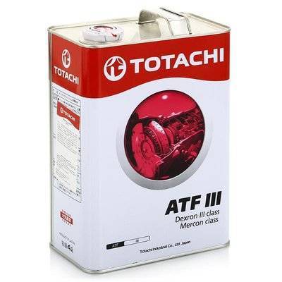 TOTACHI Жидкость для АКПП TOTACHI ATF DEXRON-III (class), 4 л 4562374691186 