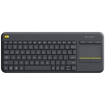 Logitech Клавиатура для SmartTV Logitech Wireless Touch K400 Plus Black (920-007147) 