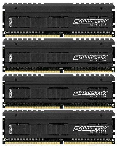 Crucial Модуль памяти CRUCIAL Ballistix Elite DDR4 - 4x 8Гб 2666, DIMM, Ret BLE4C8G4D26AFEA 
