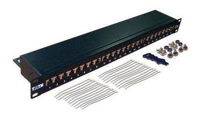 LANMASTER Патч-панель Lanmaster (TWT-PP24STP ) 19" 1U 24xRJ45 кат.5e FTP 
