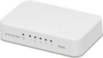 NETGEAR Коммутатор NETGEAR FS205-100PES 