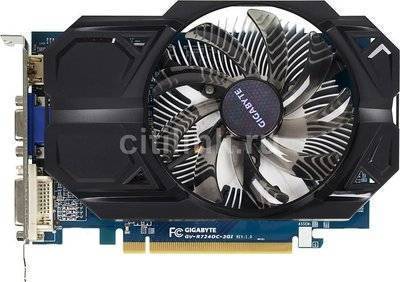 Gigabyte Видеокарта GIGABYTE Radeon R7 240, , 2Гб, DDR3, Ret GV-R724OC-2GI 