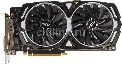 MSI Видеокарта MSI GeForce GTX 1060, , 6Гб, GDDR5, OC, Ret GTX 1060 ARMOR 6G OCV1 