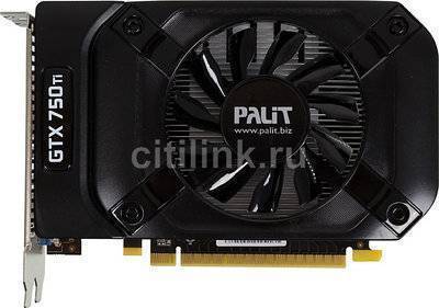 Palit Видеокарта PALIT GeForce GTX 750Ti, PA-GTX750Ti StormX OC 2G, 2Гб, GDDR5, OC, Ret [ne5x75ts1341-1073f] 