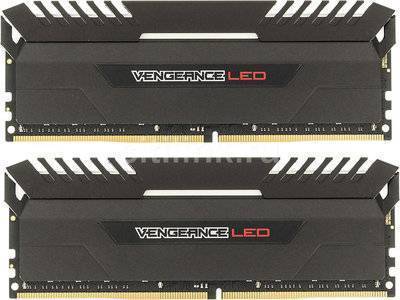 Corsair Модуль памяти CORSAIR Vengeance LED DDR4 - 2x 8Гб 2666, DIMM, Ret CMU16GX4M2A2666C16R 