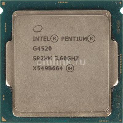 Intel Процессор INTEL Pentium Dual-Core G4520, LGA 1151 * OEM [cm8066201927407s r2hm] 