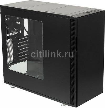 Fractal Design Корпус ATX FRACTAL DESIGN Define R5 Blackout Edition Window, Midi-Tower, без БП, черный FD-CA-DEF-R5-BKO-W 