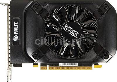 Palit Видеокарта PALIT GeForce GTX 1050TI, PA-GTX1050Ti StormX 4G, 4Гб, GDDR5, Ret [ne5105t018g1-1070f] 