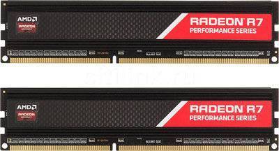 Amd Модуль памяти AMD Radeon R7 Performance Series DDR3 - 2x 4Гб 1866, DIMM, Ret R738G1869U1K 