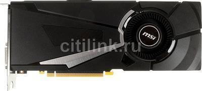 MSI Видеокарта MSI GeForce GTX 1080, , 8Гб, GDDR5X, OC, Ret GTX 1080 AERO 8G OC 