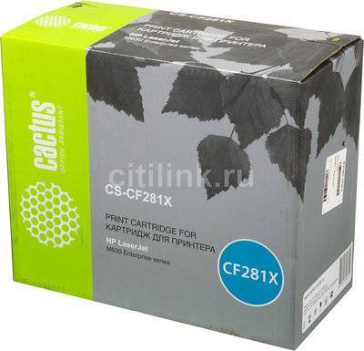 CACTUS Картридж CACTUS черный CS-CF281X 