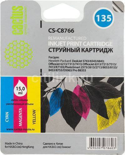 CACTUS Картридж CACTUS №135, многоцветный CS-C8766 